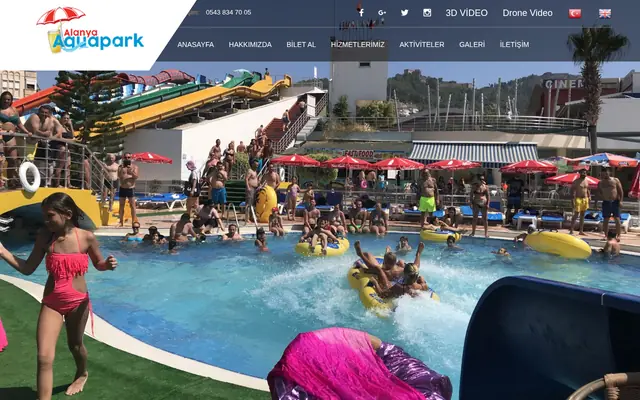 alanyaaquapark.com ana sayfası, AlanJa Web tarafından yapıldı